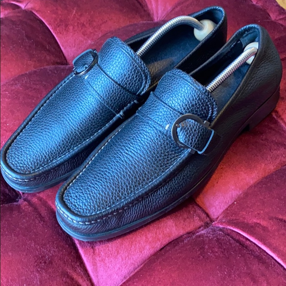 SALVATORE FERRAGAMO LOAFERS BLACK